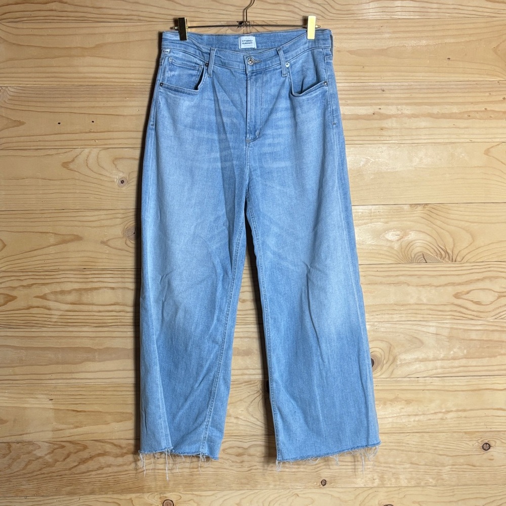 Citizens Of Humanity Lyra cropped wide leg jeans size 30 - Picture 2 of 10